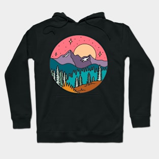 Mountain Forest Sky Hoodie